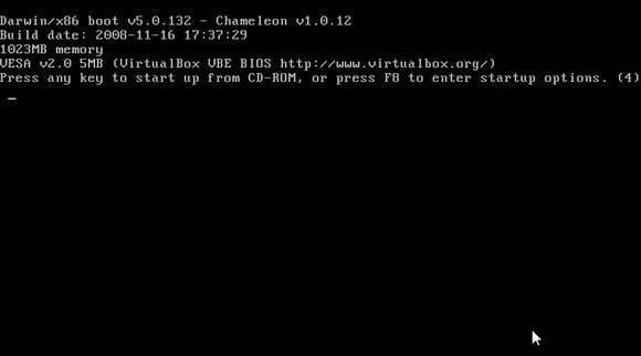OSx86 VirtualBox