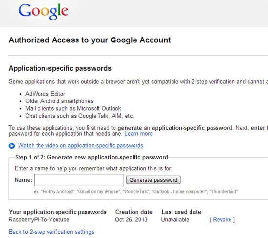google-account-application-specific-passwords